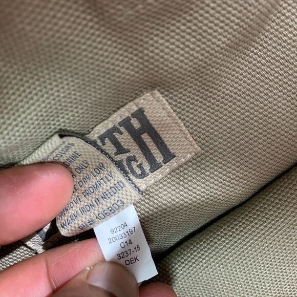 Duluth Trading Co. Cargo Work Pants Mens Size 44X28 Beige Fire Hose Relaxed Fit - Picture 11 of 16